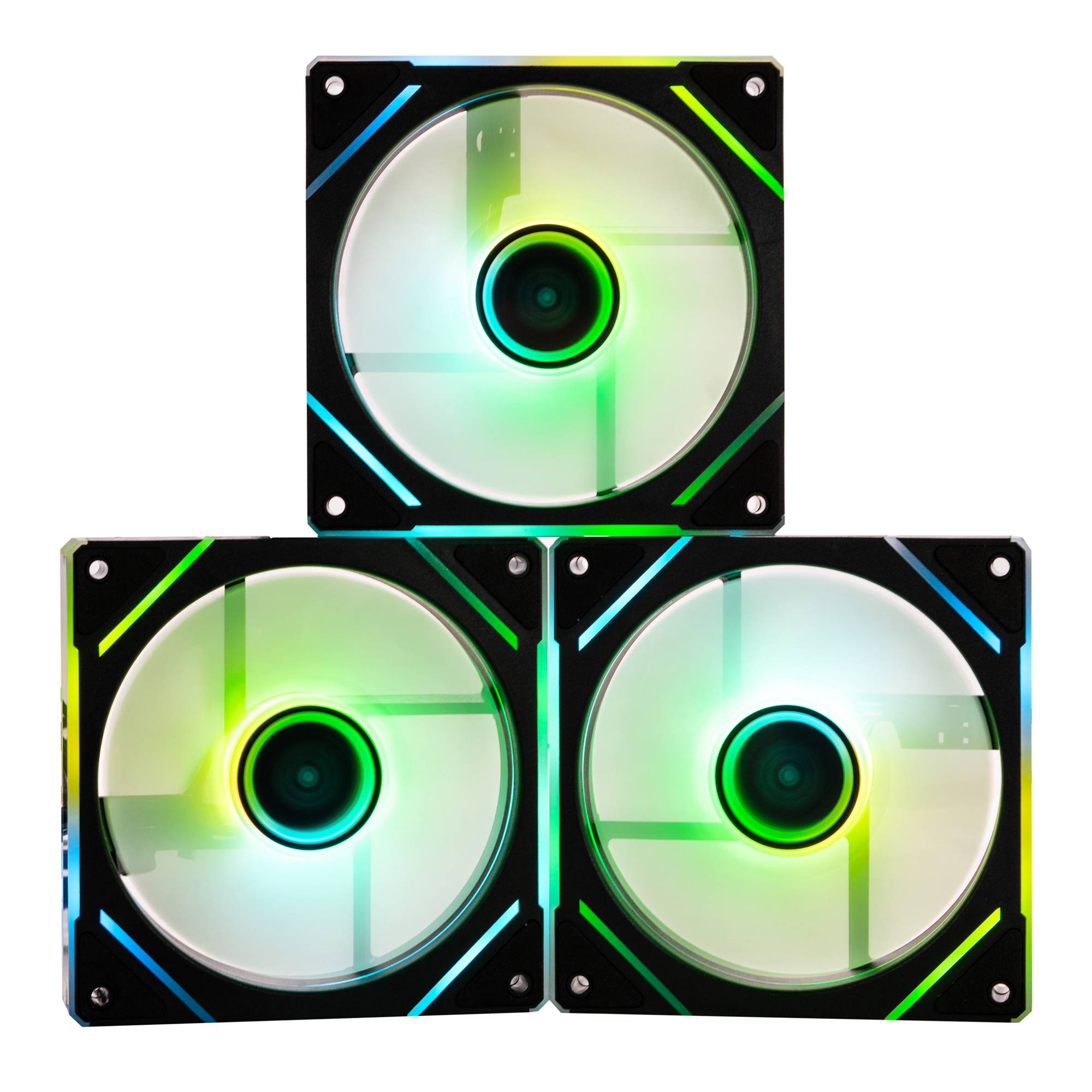 KIT DE 3 VENTILADORES NEGRO NA-0650N - KIT DE 3 VENTILADORES NEGRO NA-0650N -